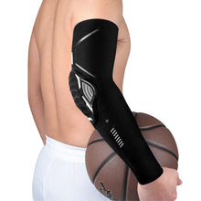 Load image into Gallery viewer, 1Piece Sports Elbow Support Pads Breathable Arm Compression Shield Shape Crash Proof Elbow Pads Arm Sleeve Compression Sleeve For Outdoor Sports Running Basketball Football Volleyball Arm Cover