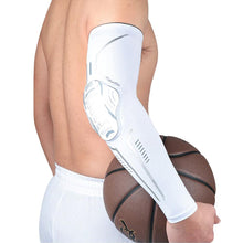 Load image into Gallery viewer, 1Piece Sports Elbow Support Pads Breathable Arm Compression Shield Shape Crash Proof Elbow Pads Arm Sleeve Compression Sleeve For Outdoor Sports Running Basketball Football Volleyball Arm Cover