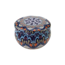 Load image into Gallery viewer, 1Pieces Tin Jars Scented Candles Candle Tins Empty Candle Jars with Lids Scented Candle Containers Making Candles Kit Holder For Soy Wax Dry Storage With Flowers Can Fragrance Scented Candle Natural Soy Wax For Dry Storage Spices And Sweets