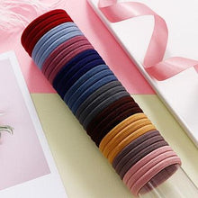 Load image into Gallery viewer, 1Set 4cm Girls Cute Colorful Elastic Hair Bands Children Lovely Ponytail Holder Scrunchies Hair Ties Headbands Fashion Hairgrips Accessories For Party