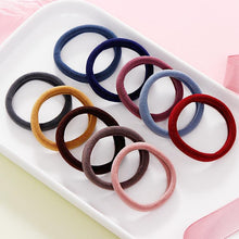 Load image into Gallery viewer, 1Set 4cm Girls Cute Colorful Elastic Hair Bands Children Lovely Ponytail Holder Scrunchies Hair Ties Headbands Fashion Hairgrips Accessories For Party