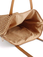 Load image into Gallery viewer, Woven Tapered Tote