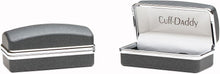 Load image into Gallery viewer, Black Bowtie Cufflinks