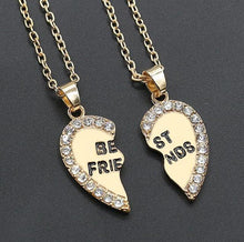 Load image into Gallery viewer, 2 Pcs/Set Fashion Best Friends Charm Bracelets For Women Girls Heart Friendship Forever Jewelry Bracelets For Women Cute Jewelry Love Sister Best Friend Charm Bracelet For Girls Best Gifts For Friends
