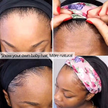 Load image into Gallery viewer, 20 22 24 26 28 30inch Long Straight Headband Wigs Heat Resistant Synthetic Hair Wig Machine Made Wigs For Black Women Cosplay Wigs For Women Gifts for girlfriends