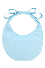 Load image into Gallery viewer, Mach&Mach Women Pastel Light-Blue Satin Small Cadeau Handbag