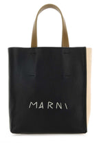 Load image into Gallery viewer, Marni Women Two-Tone Leather Mini Museo Handbag