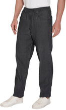Load image into Gallery viewer, Men's Casual Elastic Waist Denim & Twill Pull on Jeans Pants
