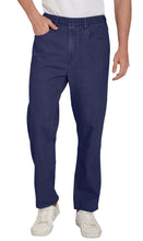 Load image into Gallery viewer, Men's Casual Elastic Waist Denim & Twill Pull on Jeans Pants