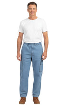 Load image into Gallery viewer, Men’s Double Cargo Pocket Pull-On Jeans – Rugged Cargo Pants in Cotton Blend Fabric