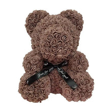 Load image into Gallery viewer, 2021 Cute Artificial Flower Rose of Teddy Bear Christmas Decoration for Home Valentines Women Gifts