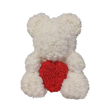 Load image into Gallery viewer, 2021 Cute Artificial Flower Rose of Teddy Bear Christmas Decoration for Home Valentines Women Gifts