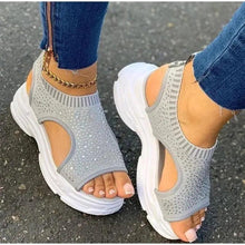 Load image into Gallery viewer, Elegant Women Sandals Comfort Summer Stretch Fabric Durable Material Modern Design For Womens