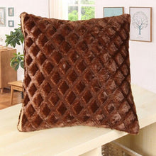 Load image into Gallery viewer, 2021 Soft Fur Plush Cushion Cover Pillowcase For Home Decor Pillow Cover Bed Sofa Decorative Soft Fluffy Plush Pillowcases Square Autumn Cushion Covers For Living Room