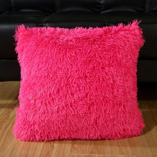 Load image into Gallery viewer, 2021 Soft Fur Plush Cushion Cover Pillowcase For Home Decor Pillow Cover Bed Sofa Decorative Soft Fluffy Plush Pillowcases Square Autumn Cushion Covers For Living Room