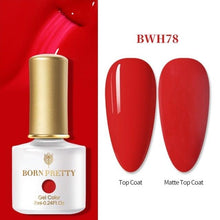 Load image into Gallery viewer, 2022 Elegant Pretty Womens Orange 6ml Gel Nail Polish Summer UV LED Stylish Glossy and Matte Professional Home Nail Design For Women