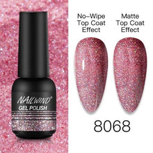 Load image into Gallery viewer, NEW TREND Modern fashion Red Gel Nail Polish For Nails Permanent UV LED 8ml Matte Glossy High Quality Fashion Design For Women and Ladies