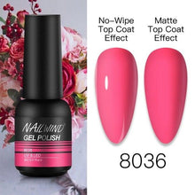 Load image into Gallery viewer, NEW TREND Modern fashion Red Gel Nail Polish For Nails Permanent UV LED 8ml Matte Glossy High Quality Fashion Design For Women and Ladies