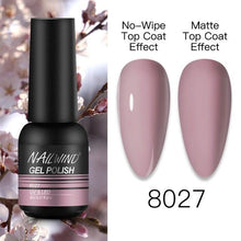 Load image into Gallery viewer, NEW TREND Modern fashion Red Gel Nail Polish For Nails Permanent UV LED 8ml Matte Glossy High Quality Fashion Design For Women and Ladies