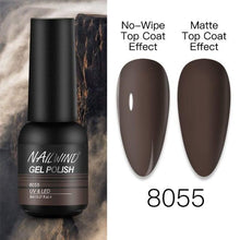 Load image into Gallery viewer, NEW TREND Modern fashion Red Gel Nail Polish For Nails Permanent UV LED 8ml Matte Glossy High Quality Fashion Design For Women and Ladies