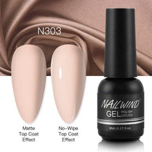 Load image into Gallery viewer, NEW TREND Modern fashion Red Gel Nail Polish For Nails Permanent UV LED 8ml Matte Glossy High Quality Fashion Design For Women and Ladies