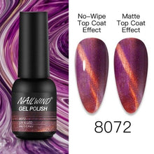 Load image into Gallery viewer, NEW TREND Modern fashion Red Gel Nail Polish For Nails Permanent UV LED 8ml Matte Glossy High Quality Fashion Design For Women and Ladies