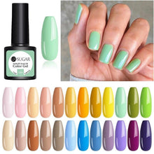 Load image into Gallery viewer, 2022 Modern Spring Green Gel Nail Polish Colorful UV LED Long Lasting Varnish Modern High Quality Design For Girls and Womens