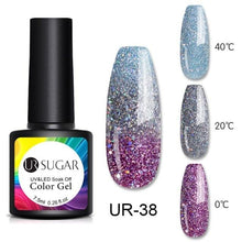 Load image into Gallery viewer, 2022 NEW Purple Gel Nail Polish UV Color Changing Gel Nail Polish Stylish Three Layer Effect For Womens