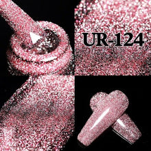Load image into Gallery viewer, 2022 New Reflective Glitter Nail Gel 8ml Permanent UV/LED Glossy Effect Popular Diamond Nail Gel Design For Womens