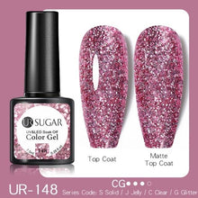 Load image into Gallery viewer, 2022 New Reflective Glitter Nail Gel 8ml Permanent UV/LED Glossy Effect Popular Diamond Nail Gel Design For Womens