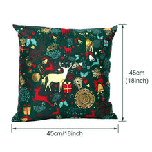 Load image into Gallery viewer, 2022 Santa Claus Christmas Pillowcase Decor For Home Christmas Throw Pillow Covers Decorative Snowman Santa Claus Pillow Covers Linen Cushion Cover Couch Pillow Cases Merry Christmas Ornament Xmas Gifts 45x45CM