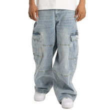 Load image into Gallery viewer, Pro Club Men's Heavyweight Baggy Fit Denim Cargo Pant