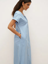 Load image into Gallery viewer, Linen Ladder Tie Simple Dress TAMARA