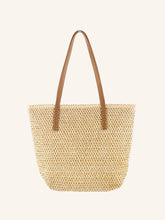Load image into Gallery viewer, Woven Tapered Tote