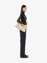 Load image into Gallery viewer, Givenchy Women 'Voyou' Beige Shoulder Bag With Embossed Logo In Smooth Leather Woman