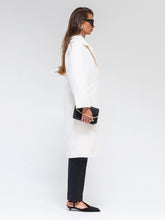 Load image into Gallery viewer, Eco Fur Wool Blend Coat in White