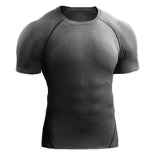 Load image into Gallery viewer, 2025 Compression T Shirt Men Summer Sportswear Running T-shirt Elastic Quick Dry Sport Tops Tee Athletic Gym Workout Shirts Men