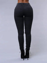 Load image into Gallery viewer, 2026 Women's Stretch Skinny Ripped Hole Washed Denim Jeans Female High Waist Pencil Y2k Pants Jeans Ladies Casual Trousers Pants