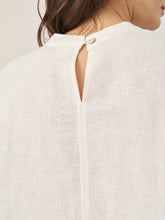 Load image into Gallery viewer, 100% Linen Mock Neck Long-Sleeve Top DEANNA