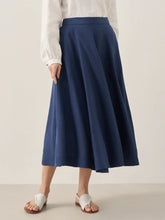 Load image into Gallery viewer, 100% Linen A-Line Skirt JEMMA
