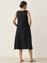 Load image into Gallery viewer, 100% Linen Swing Beach Tank Dress GIANA