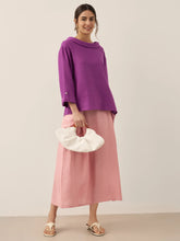 Load image into Gallery viewer, 100% Linen Elastic Waist Skirt MARINA