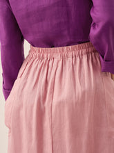 Load image into Gallery viewer, 100% Linen Elastic Waist Skirt MARINA