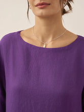 Load image into Gallery viewer, 100% Linen A-Line Midi Dress VALENCIA