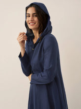 Load image into Gallery viewer, 100% Linen Hooded Pullover Maxi Dress REBECCA