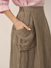 Load image into Gallery viewer, 100% Linen Elastic Waist Skirt MARINA