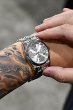Load image into Gallery viewer, Mod Datejust Roman Silver