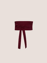 Load image into Gallery viewer, Linen Wide Tie-Front Waist Belt ZAFIRA