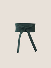 Load image into Gallery viewer, Linen Wide Tie-Front Waist Belt ZAFIRA