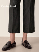 Load image into Gallery viewer, Linen Tailored Wide Leg Full Length Pants LEIGHTON